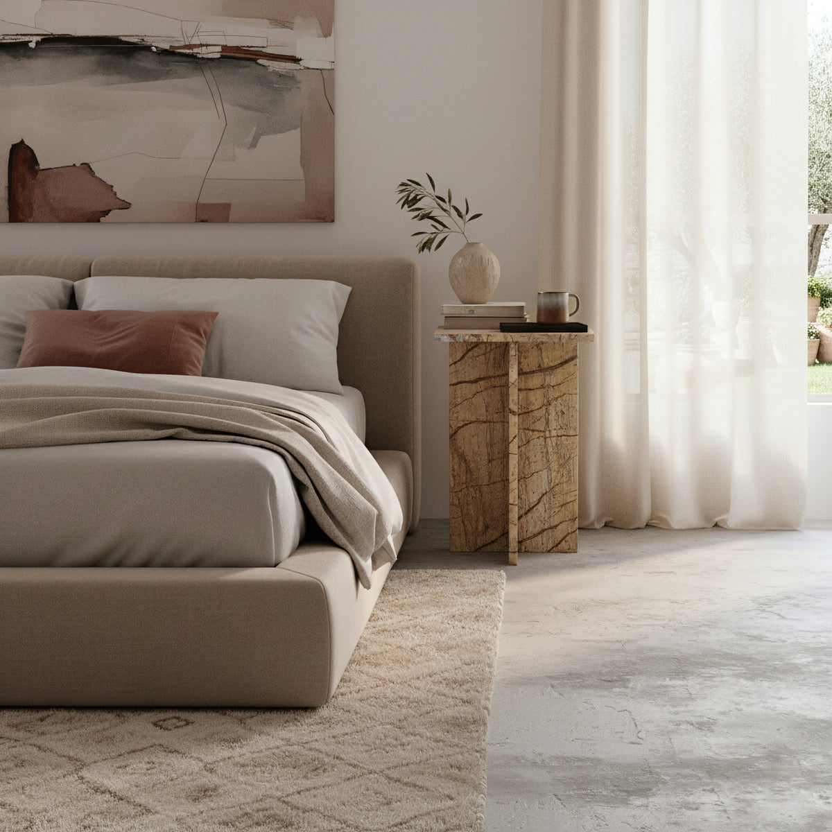 Tavolino Seoul Marmo Bizar Raw Materials
