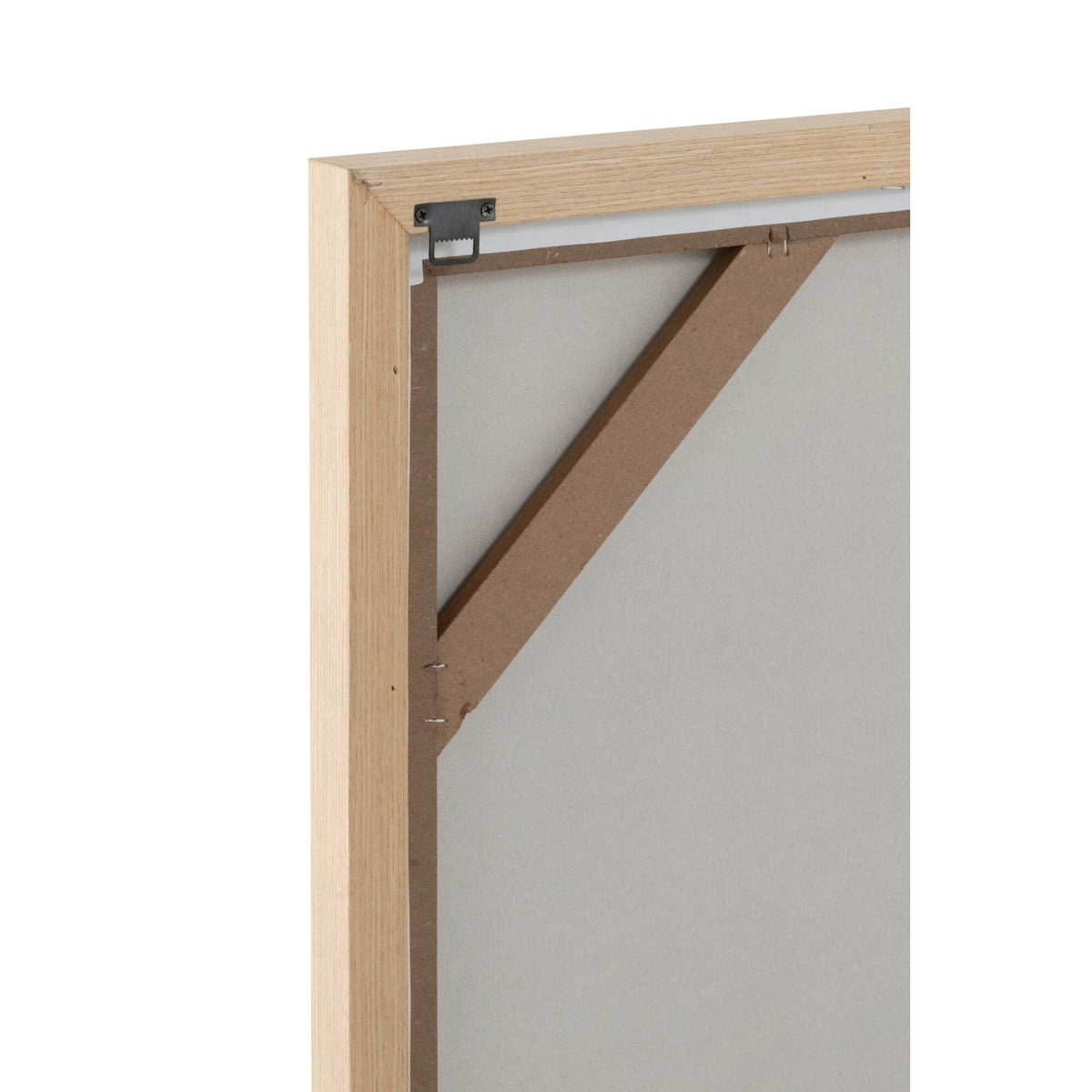 Set di 2 tele Elise bianche da dipingere J-Line