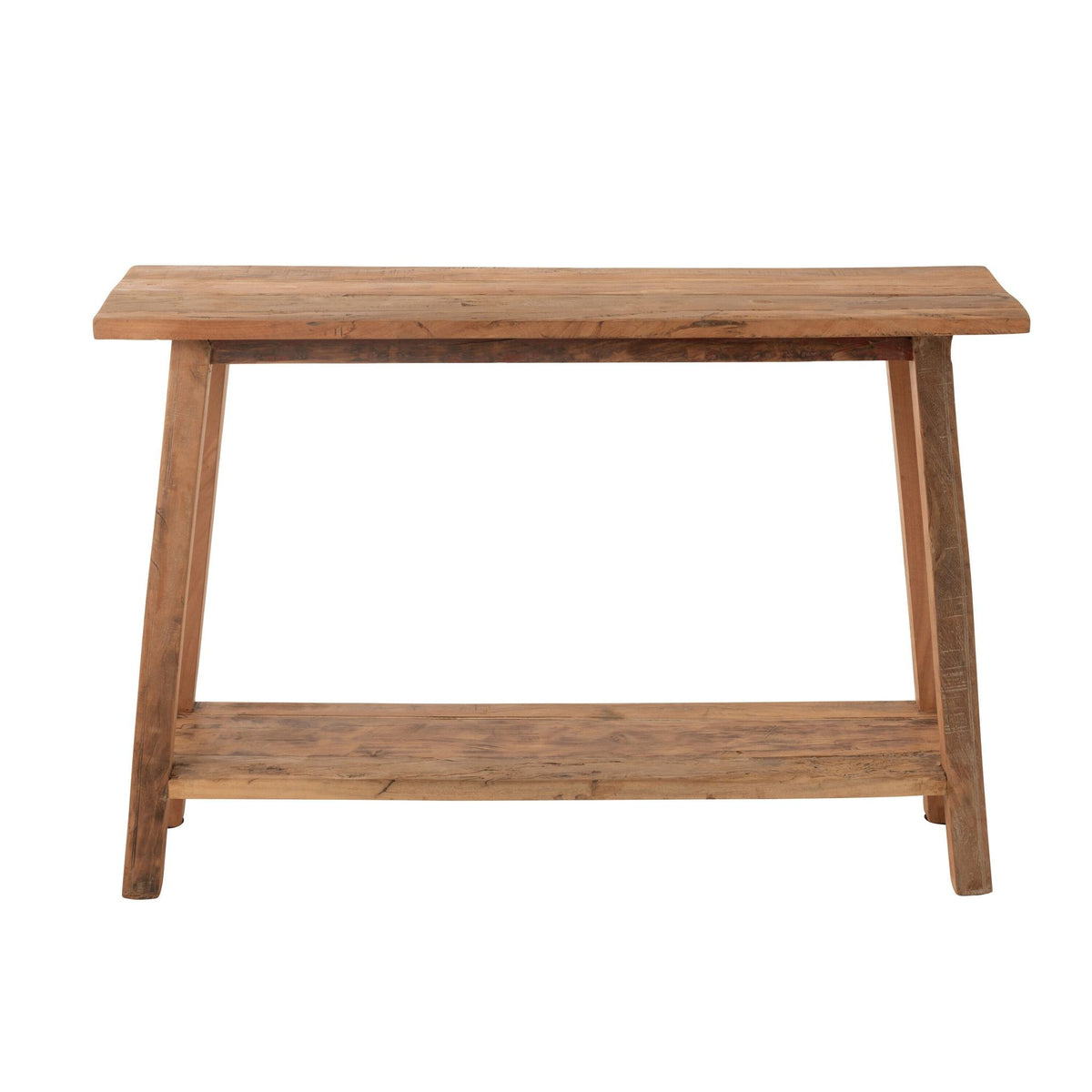 Tavolino quadrato in legno riciclato naturale J-Line