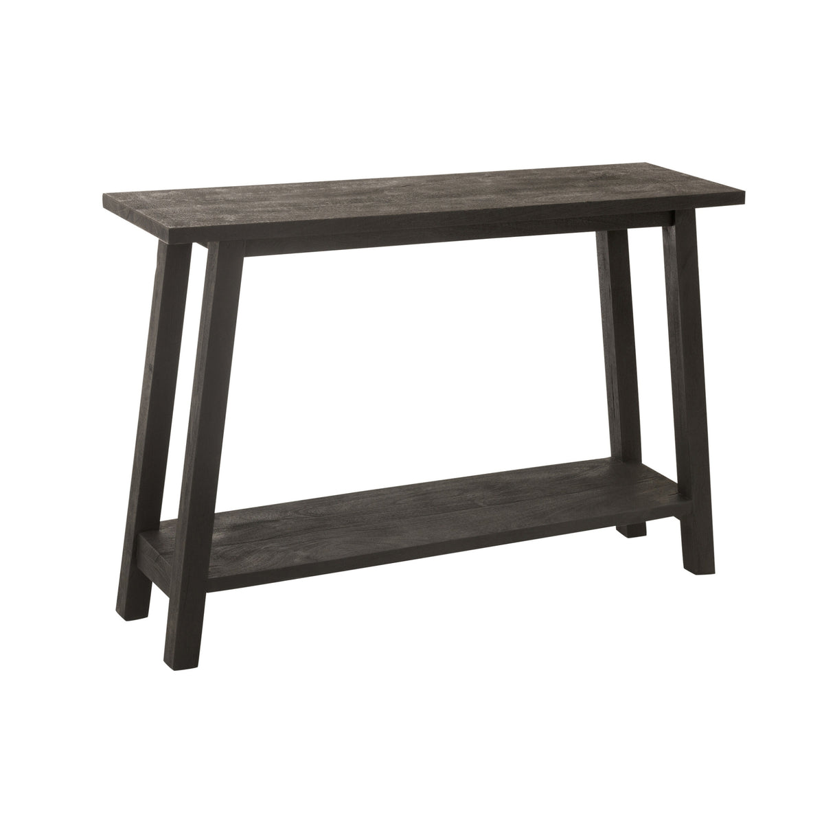 Tavolino quadrato in legno di mango nero J-Line