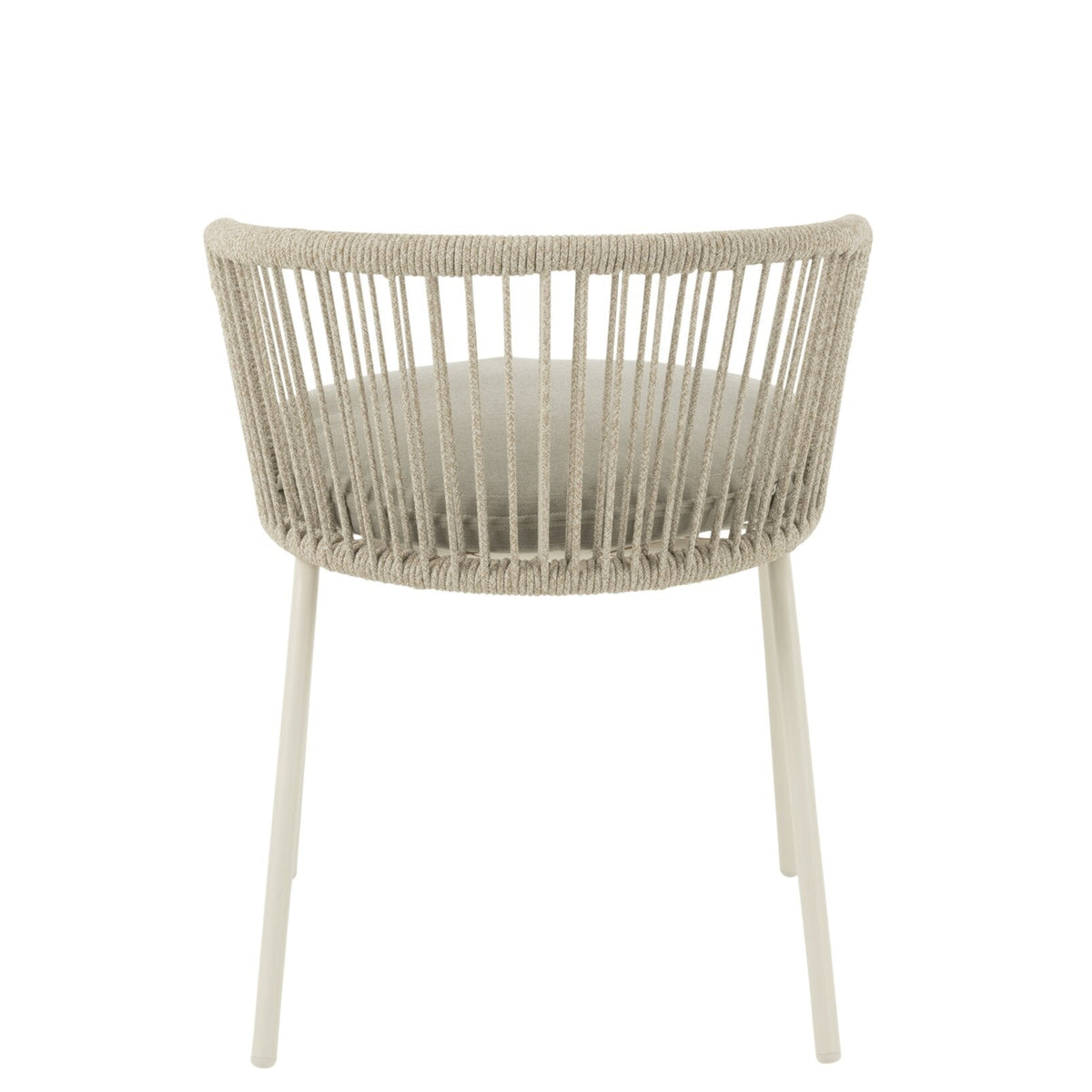 Sedia Toa Metallo/Corda Grigio J-Line