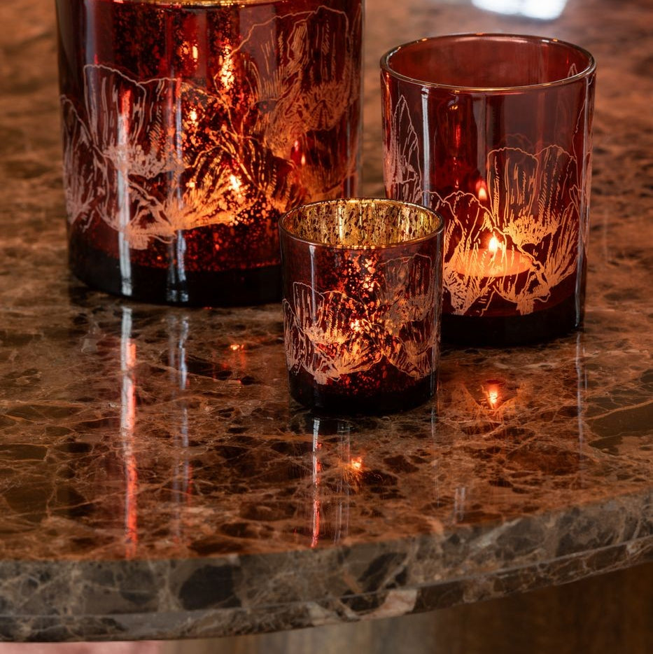 Tavolo ovale marmo/legno di mango marrone J-Line