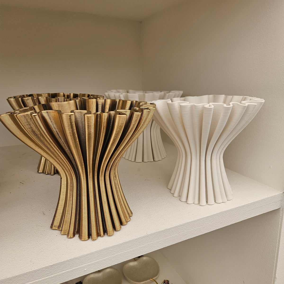Vaas Porselein Wit J-Line - Vaas - J-Line - livinglovely.nl
