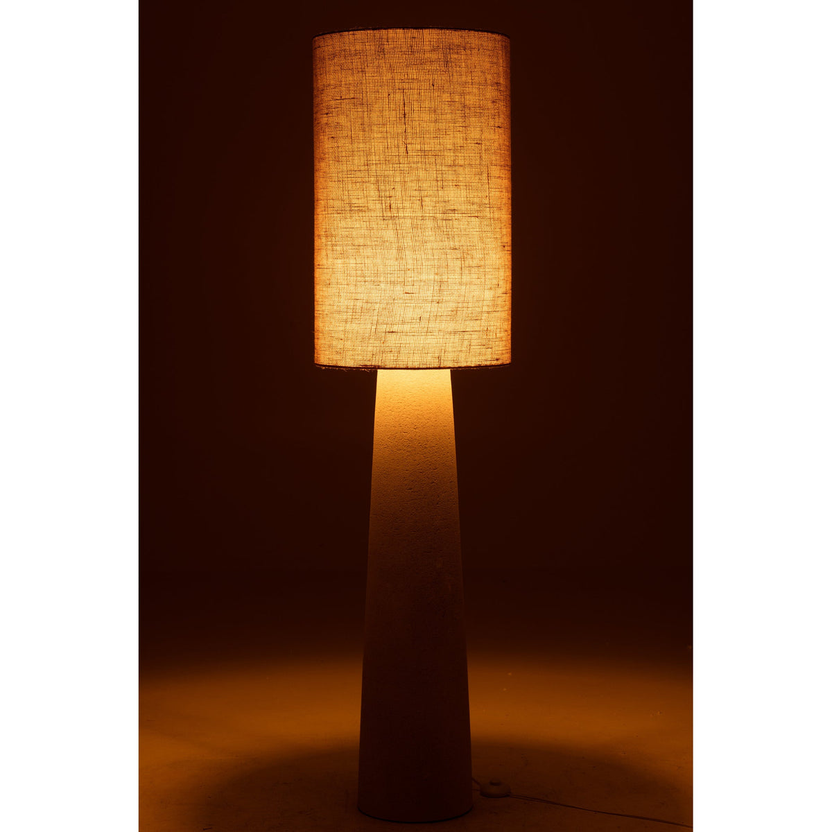 Lampada da terra Ava Fibra di vetro/Iuta Naturale Large H168,5cm J-Line