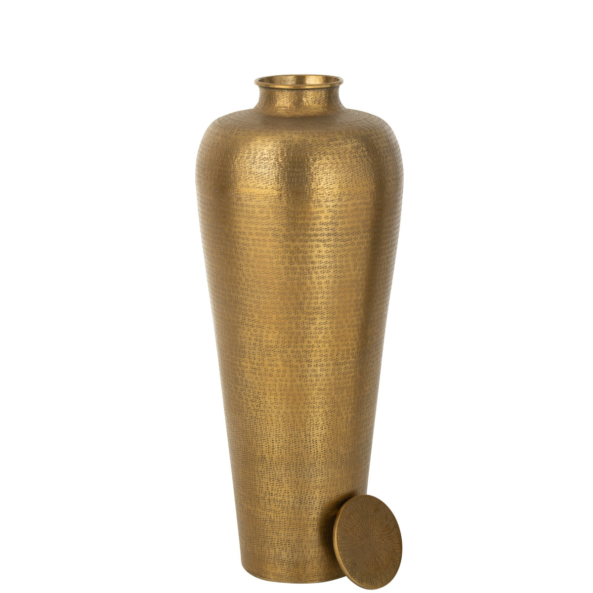 Vaso da terra Cilindro Alluminio Oro J-Line