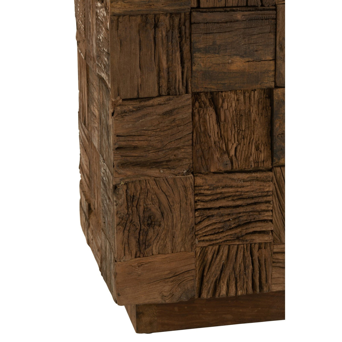 Colonna in legno riciclato naturale Large J-Line