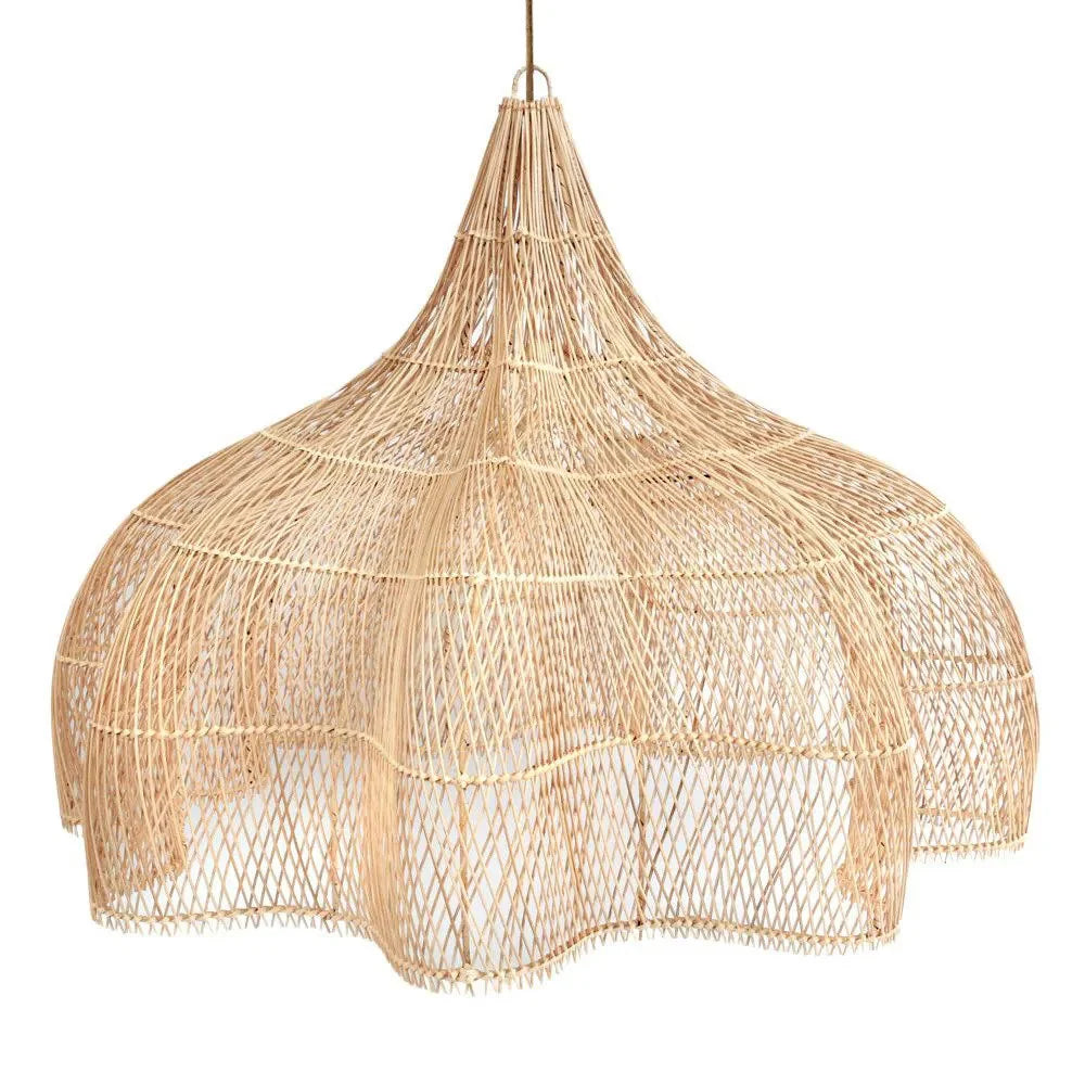 La lampada a sospensione Whipped Naturale XXL Bazar Bizar