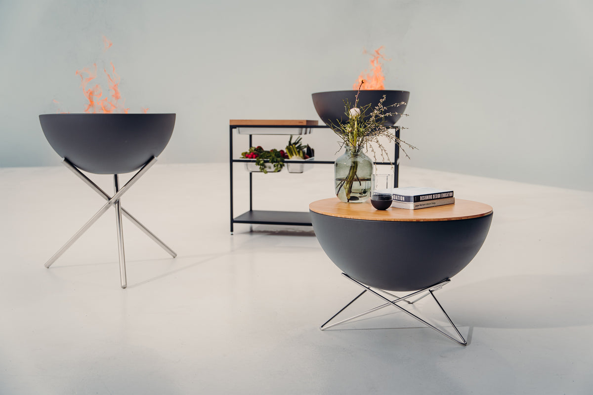Fire Kitchen BBQ con Höfats Bowl 70 Cucina da esterno