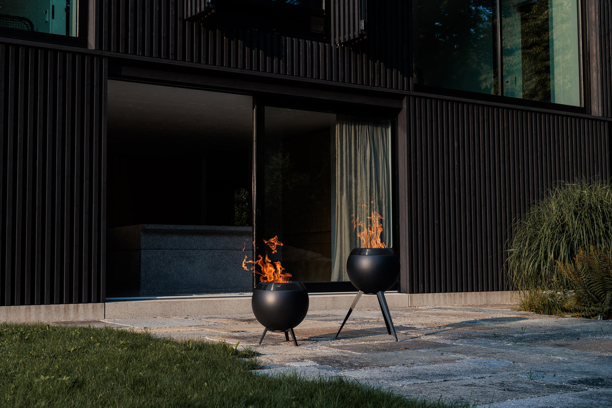 MOON 45 Braciere basso All Black Höfats