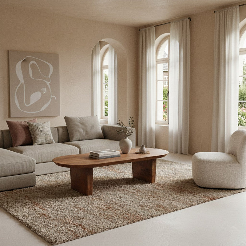 Tavolino da salotto Bullnose Materiali grezzi