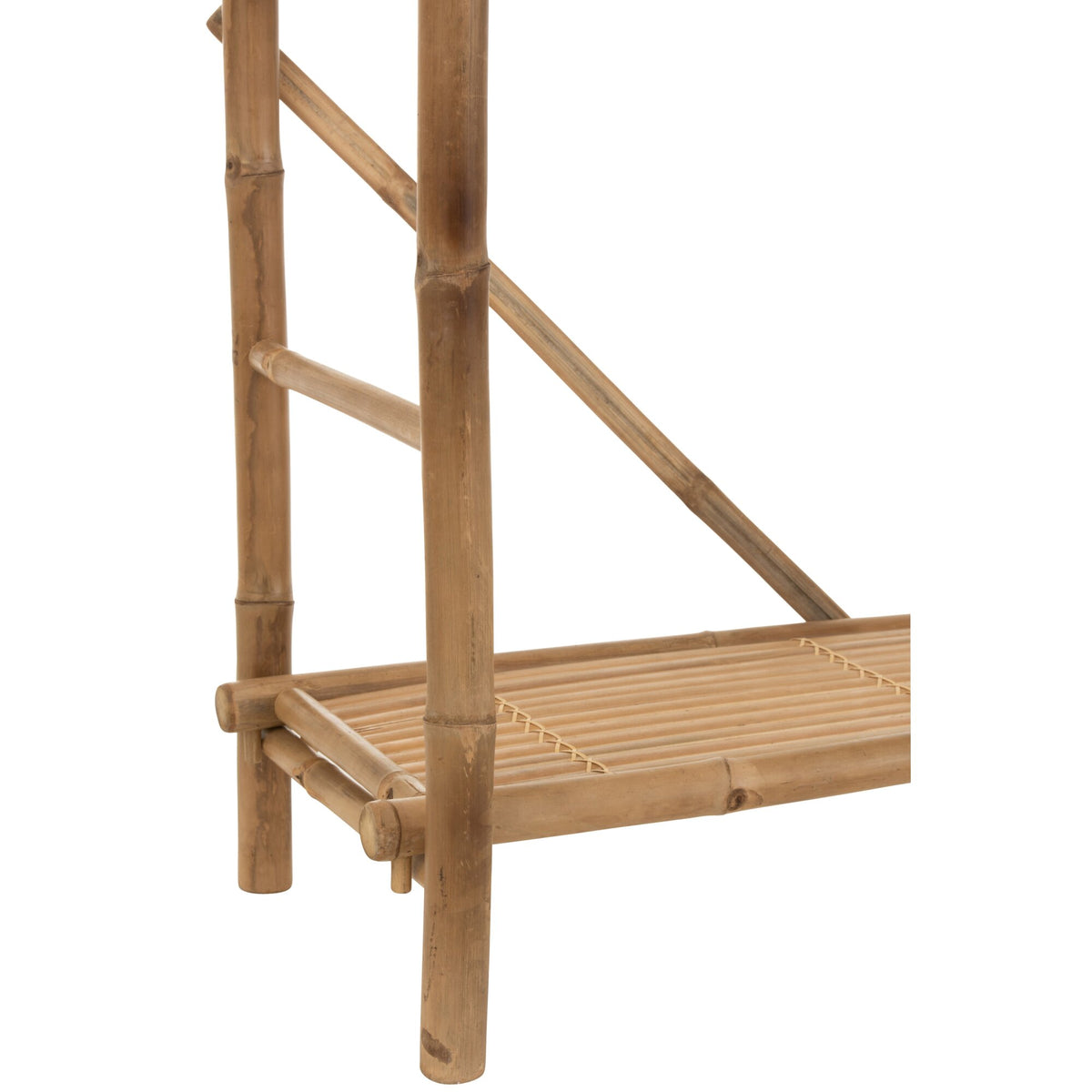 Scaffale a 5 ripiani in bambù naturale