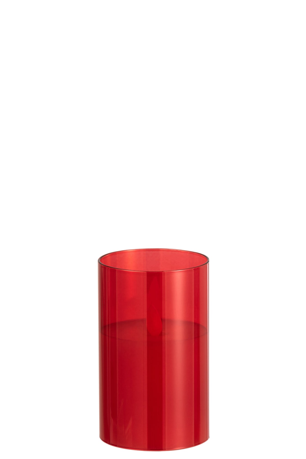 Lampada a LED Vetro Scintillante Rosso Piccola