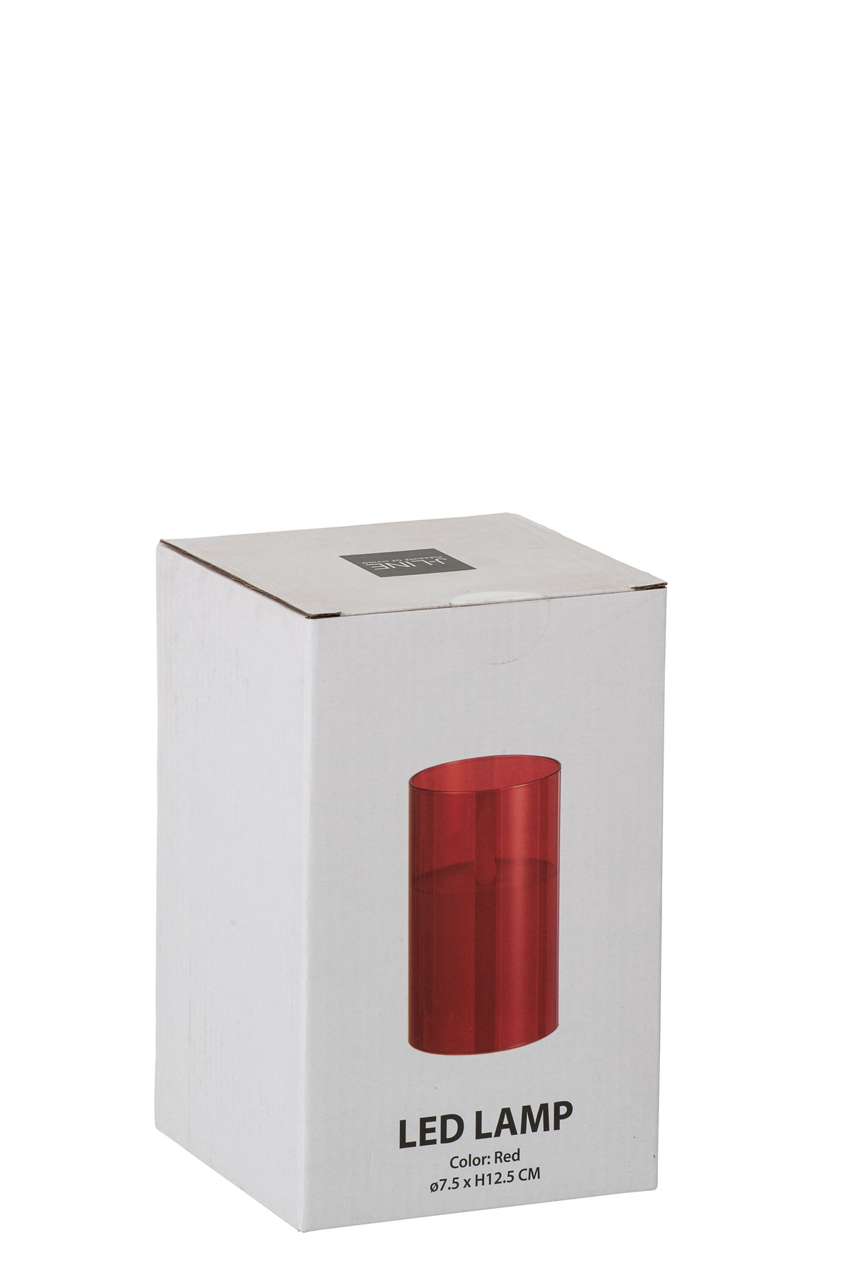 Lampada a LED Vetro Scintillante Rosso Piccola