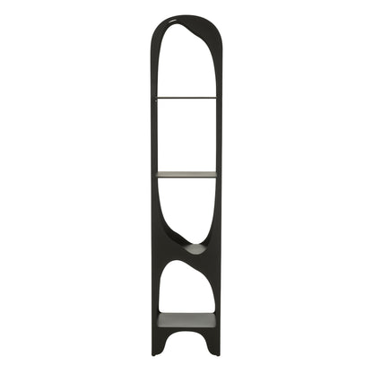 Scaffale Vyr in ferro nero a linea J