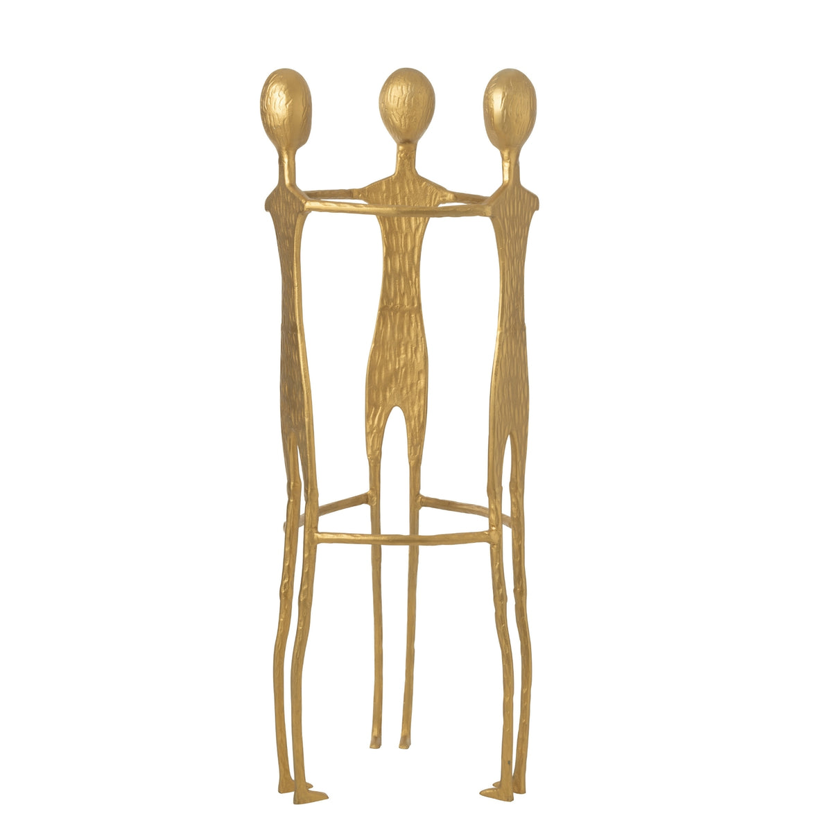 Figura 3 Uomo Acciaio Inox Oro H150cm J-Line