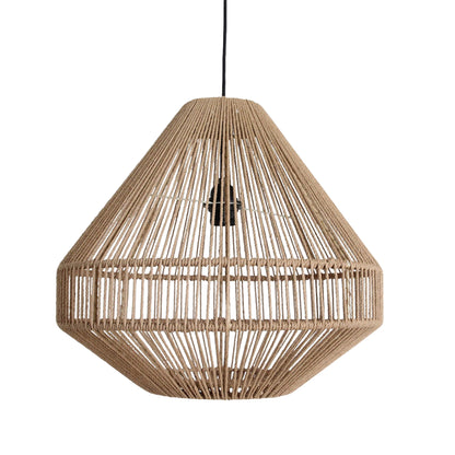Lampada a sospensione Linea Diamond Cavo Naturale Medio Ø44cm Raw Materials