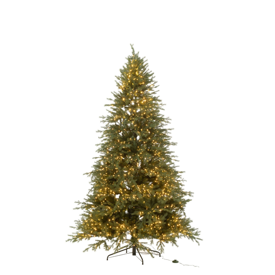 Albero di Natale 3000 LED Artificiale Verde Scuro Large H225cm J-Line