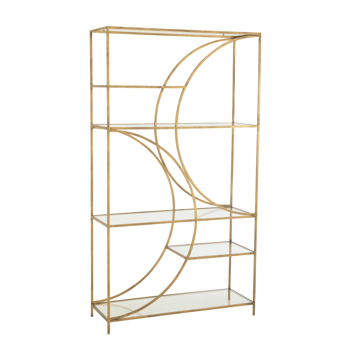 Scaffale Nar in ferro oro J-Line