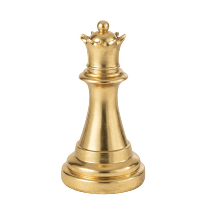 Pezzo da Scacchi Re Polyresin Color Oro J-Line