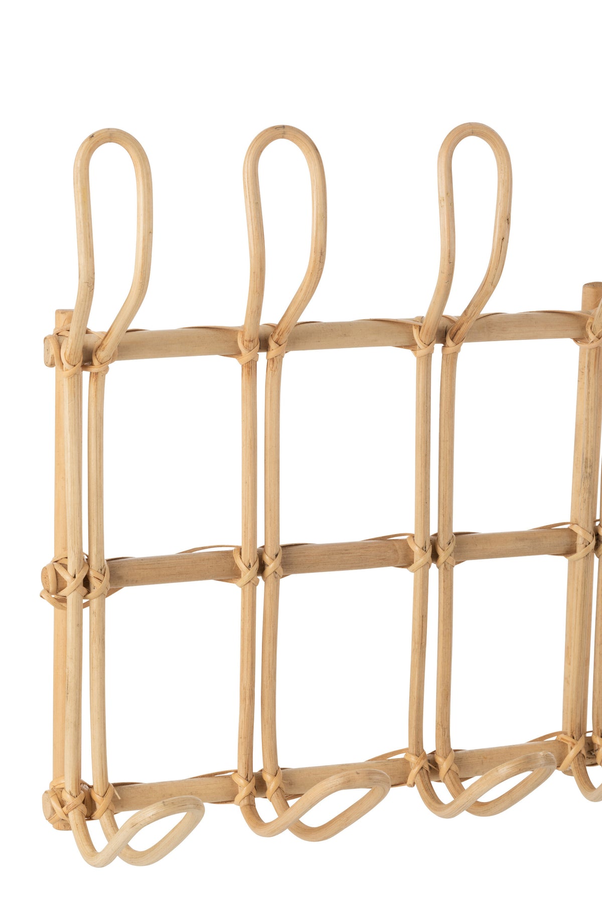 Appendiabiti Ellen 6 Ganci Rattan Naturale J-Line