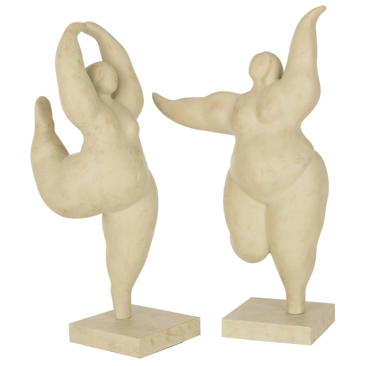 Figura Delphine Poly Beige H52cm J-Line