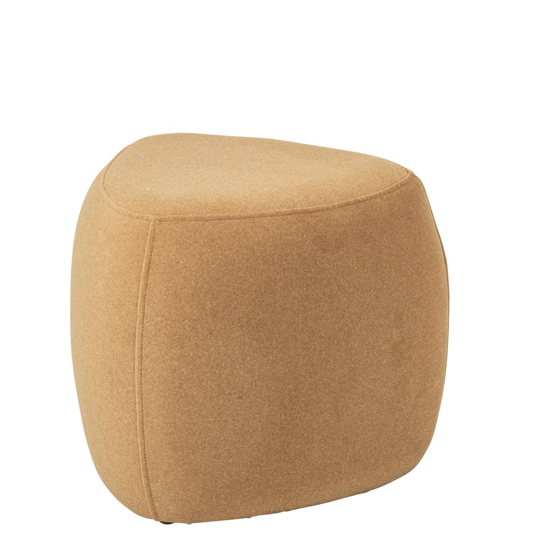 Pouf Triangolare Multistrato/Tessuto Giallo Ocra J-Line