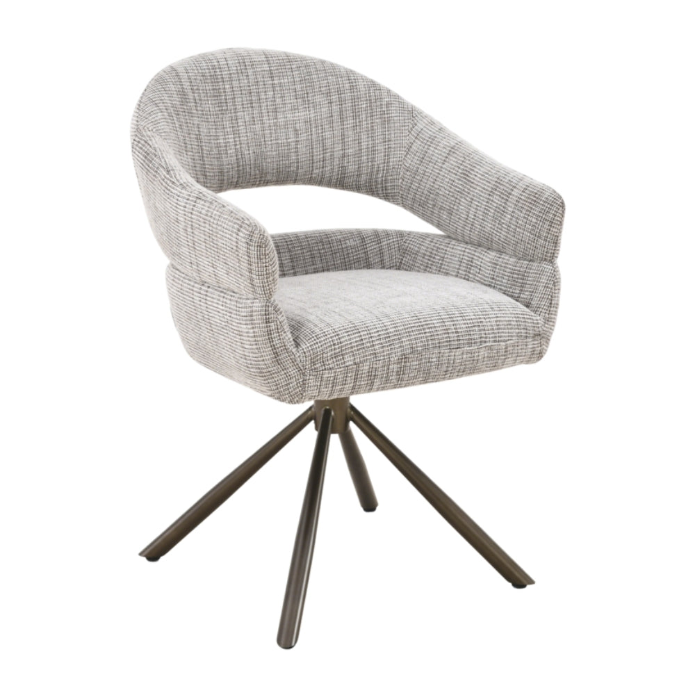 MUST Living Sedia da pranzo girevole Clooney Beige