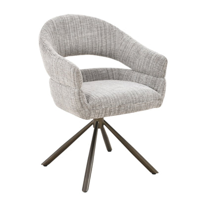 MUST Living Sedia da pranzo girevole Clooney Beige