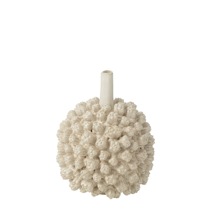Set di 2 vasi Saki in ceramica bianca J-Line