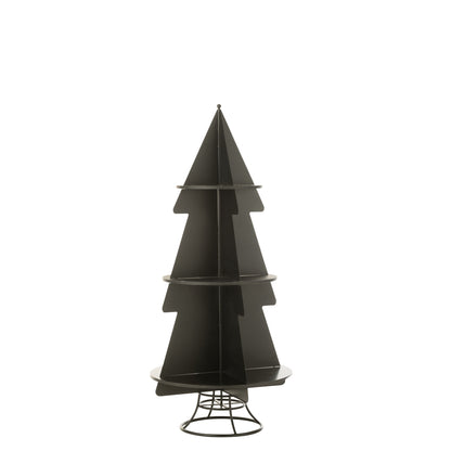 Espositore Albero di Natale Metallo Nero Medio J-Line