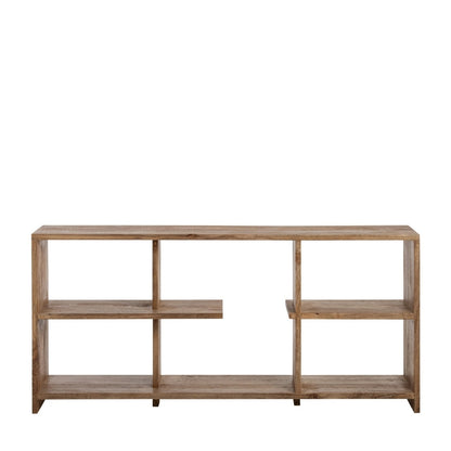Libreria in legno di mango naturale J-Line