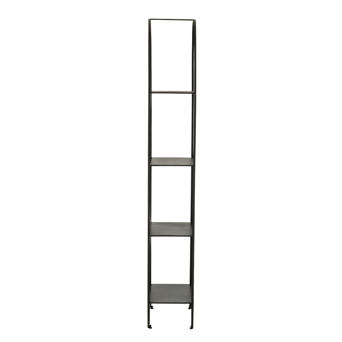 Scaffale Vyr in ferro nero a linea J