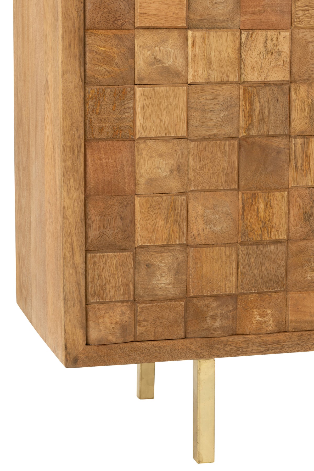 Mobile Nino Metallo/Legno di mango Naturale/Oro J-Line