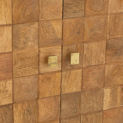 Mobile Nino Metallo/Legno di mango Naturale/Oro J-Line