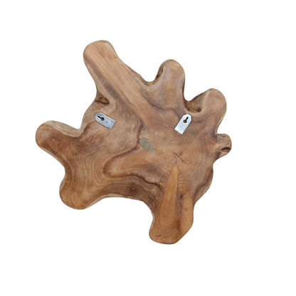 Decorazione da parete in teak Peony Large Raw Materials