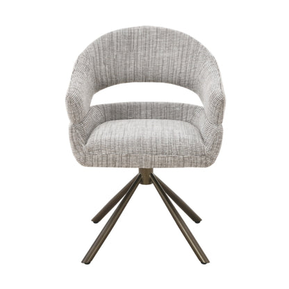 MUST Living Sedia da pranzo girevole Clooney Beige