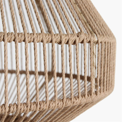 Lampada a sospensione Linea Diamond Cavo Naturale Medio Ø44cm Raw Materials