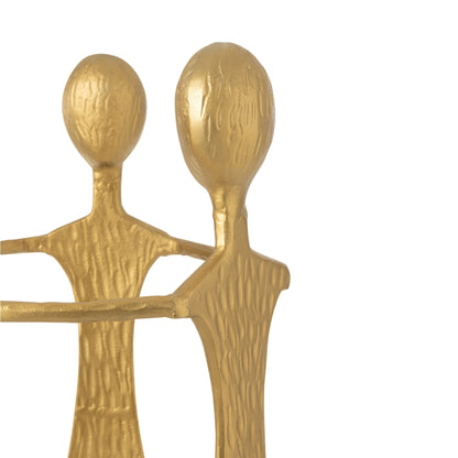 Figura 3 Uomo Acciaio Inox Oro H150cm J-Line