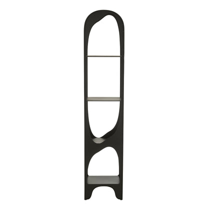 Scaffale Vyr in ferro nero a linea J
