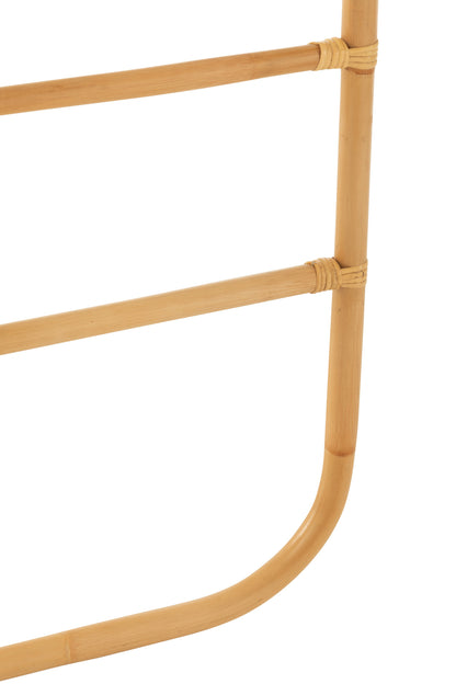 Specchio a scala in rattan naturale J-Line