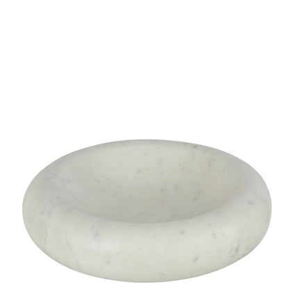 Ciotola Rotonda Bassa Marmo Bianco Large J-Line