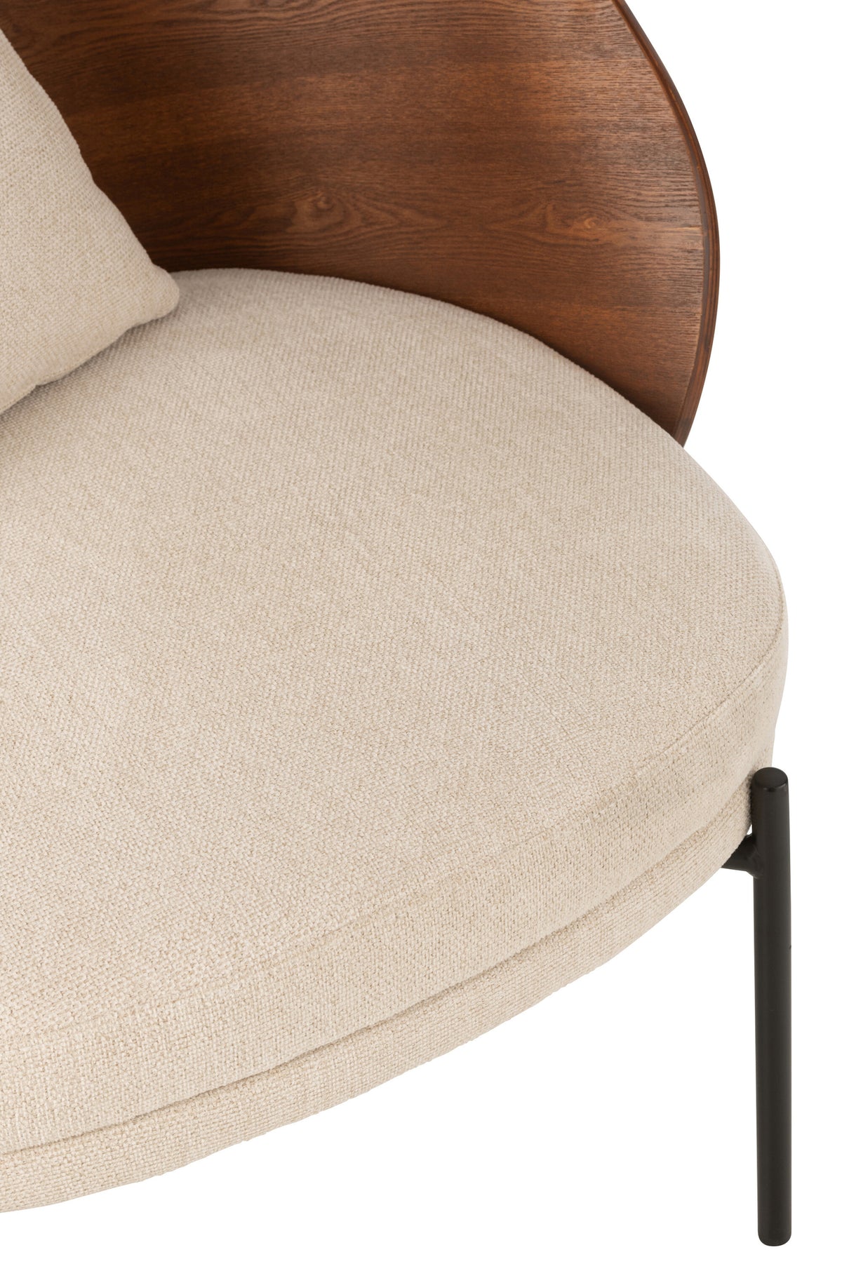 Poltrona relax Lone Multiplex/Metallo Marrone/Beige J-Line