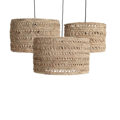 Herba Lampada a sospensione Naturale Media Ø40cm Materie prime