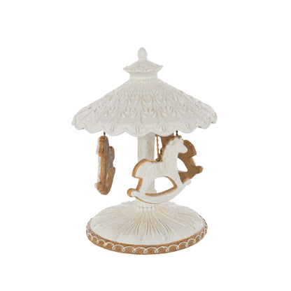 Molinello per pepe in pietra calcarea beige/bianco J-Line