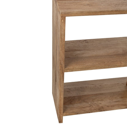 Libreria in legno di mango naturale J-Line