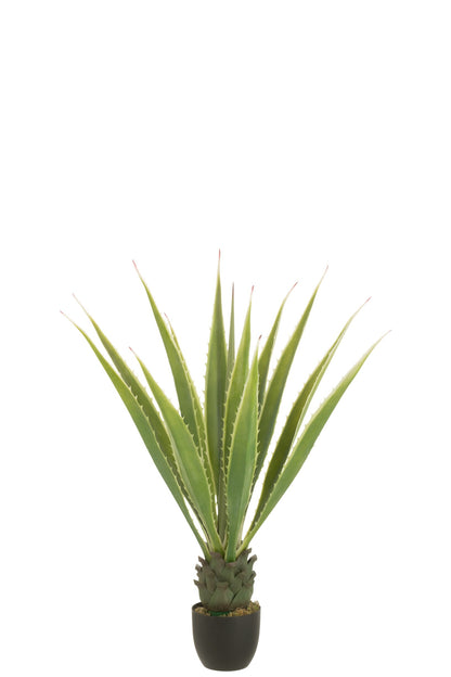 Agave bianco sporco verde artificiale 80x80x150cm