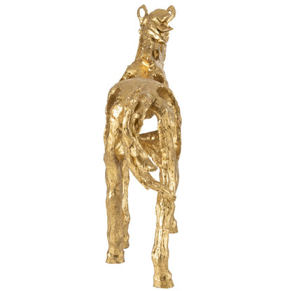 Cavallo Corrente Poliresina Color Oro Large J-Line