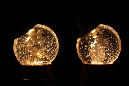 Set di 2 decorazioni da appendere a sfera d&