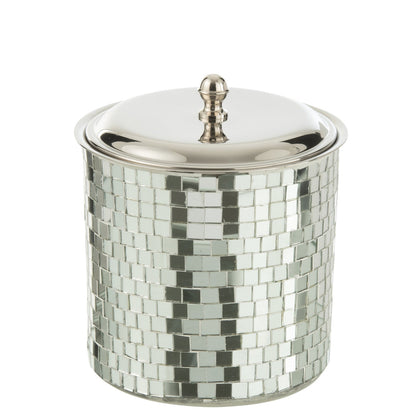 Secchio ghiaccio Mosaico Acciaio Inox Argento  J-Line