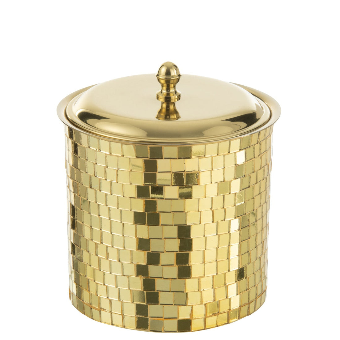 Secchio ghiaccio Mosaico Acciaio Inox Oro J-Line